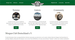 Desktop Screenshot of morgan-club.de