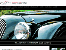Tablet Screenshot of morgan-club.ch